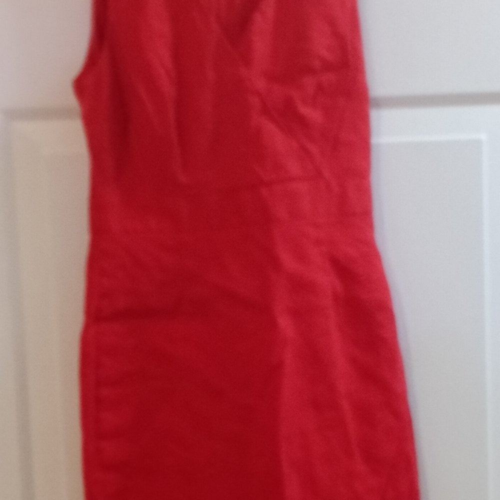 Banana Republic One Shoulder Red Dress